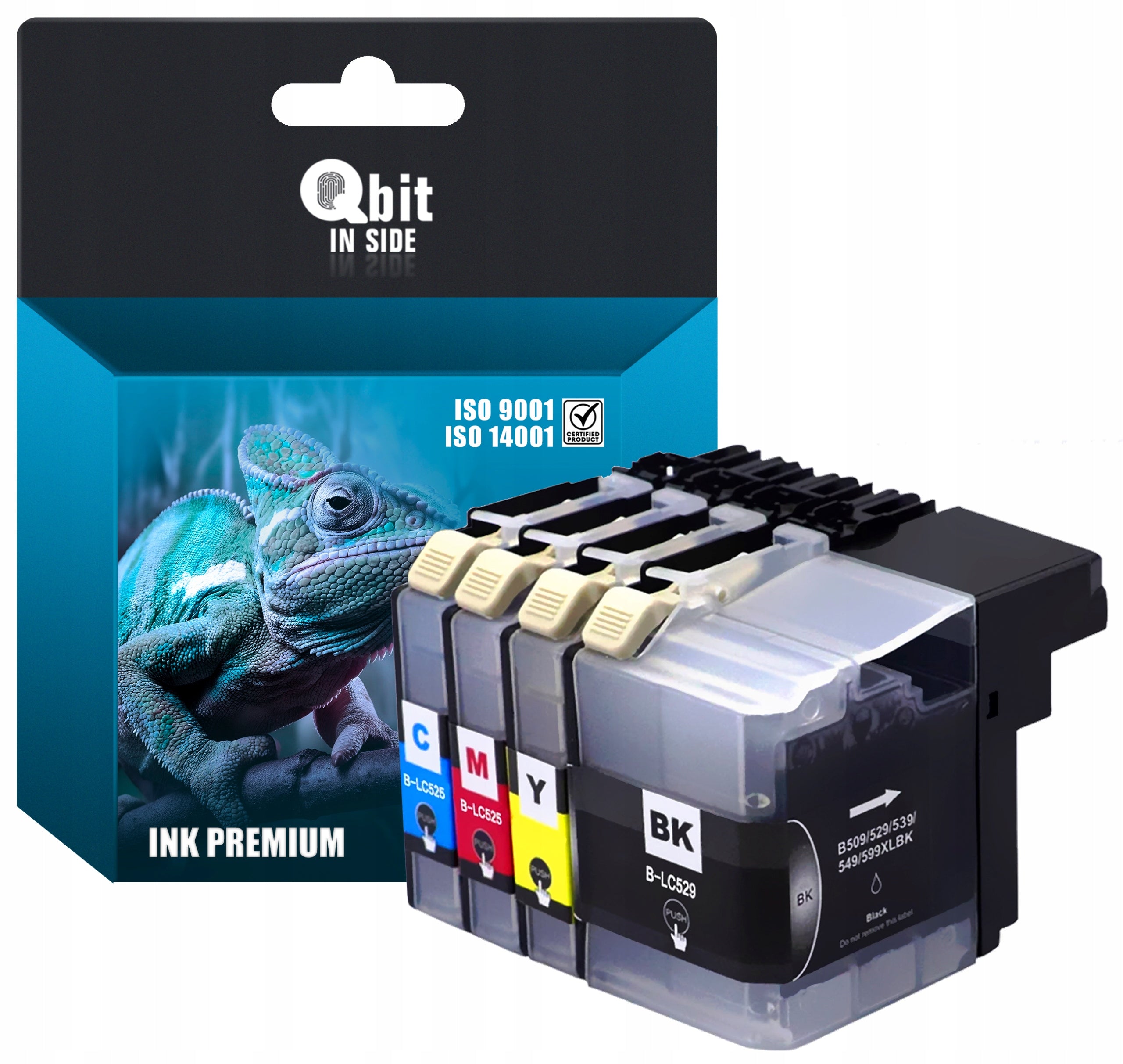 INK CARTRIDGES LC-529 LC-525 XL FOR BROTHER DCP-J100 DCP-J105 MFC-J200 PRINTER