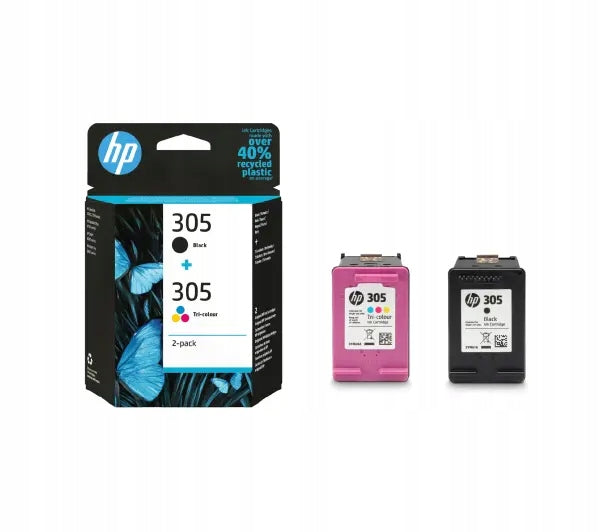INK HP 305 6ZD17AE SET BLACK + COLOR ORIGINAL DESKJET 2300 2700 2700e Packaging status original