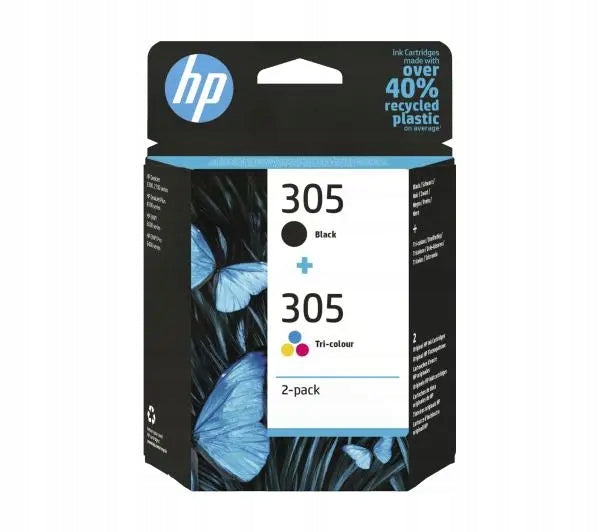 INK HP 305 6ZD17AE SET BLACK + COLOR ORIGINAL DESKJET 2300 2700 2700e