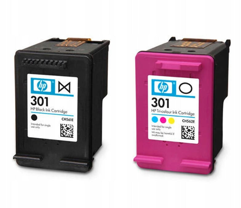INK SET HP 301 BLACK + COLOUR 2540 4500 5530 4504