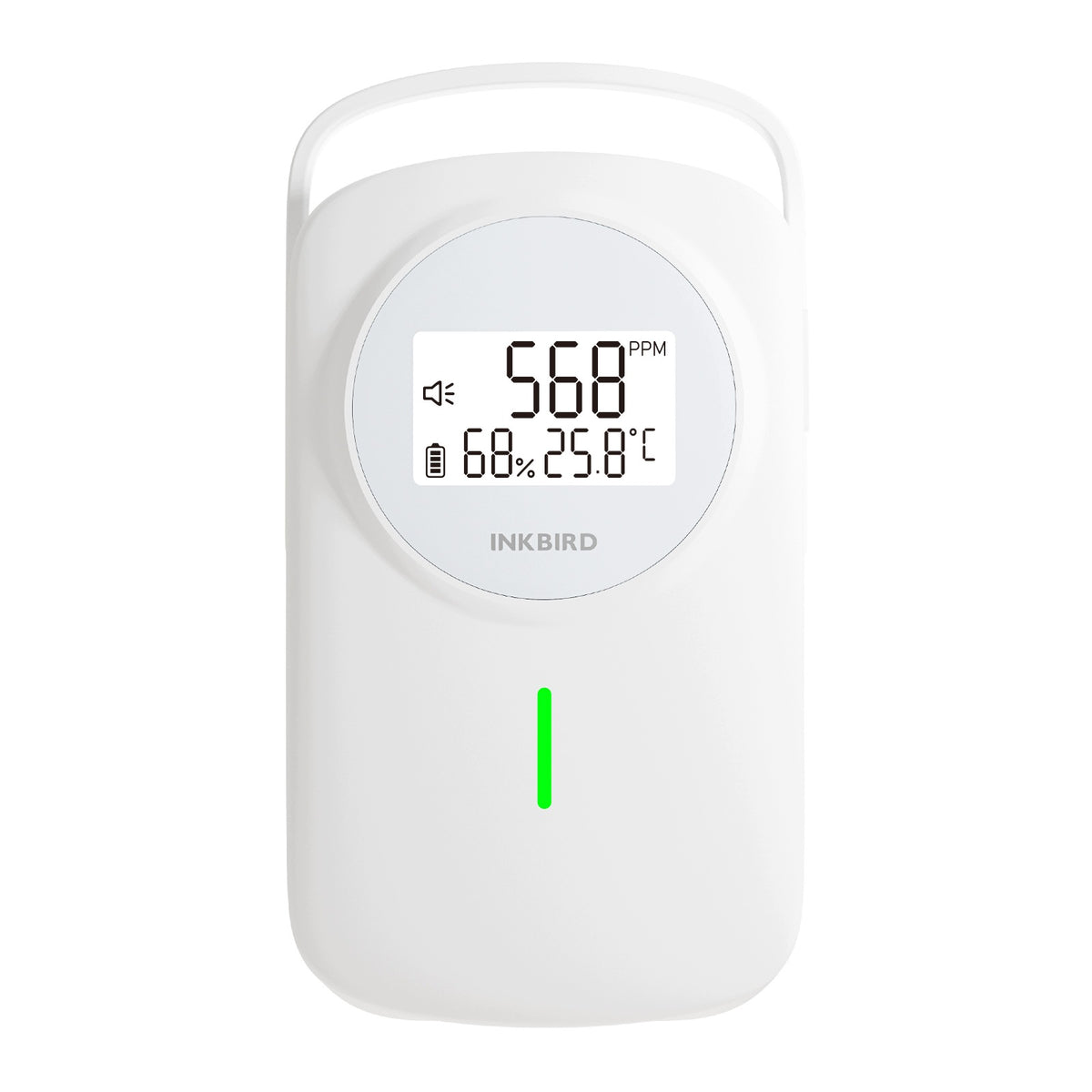 INKBIRD CO2 Detector Rechargeable NDIR Temperature Humidity Monitor IAM-O2