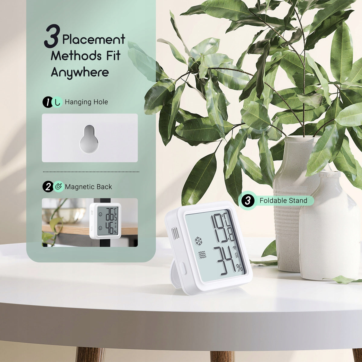 INKBIRD IBS-TH3-PLUS-WIFI Digital Hygrometer Thermometer Monitor Brand Inkbird