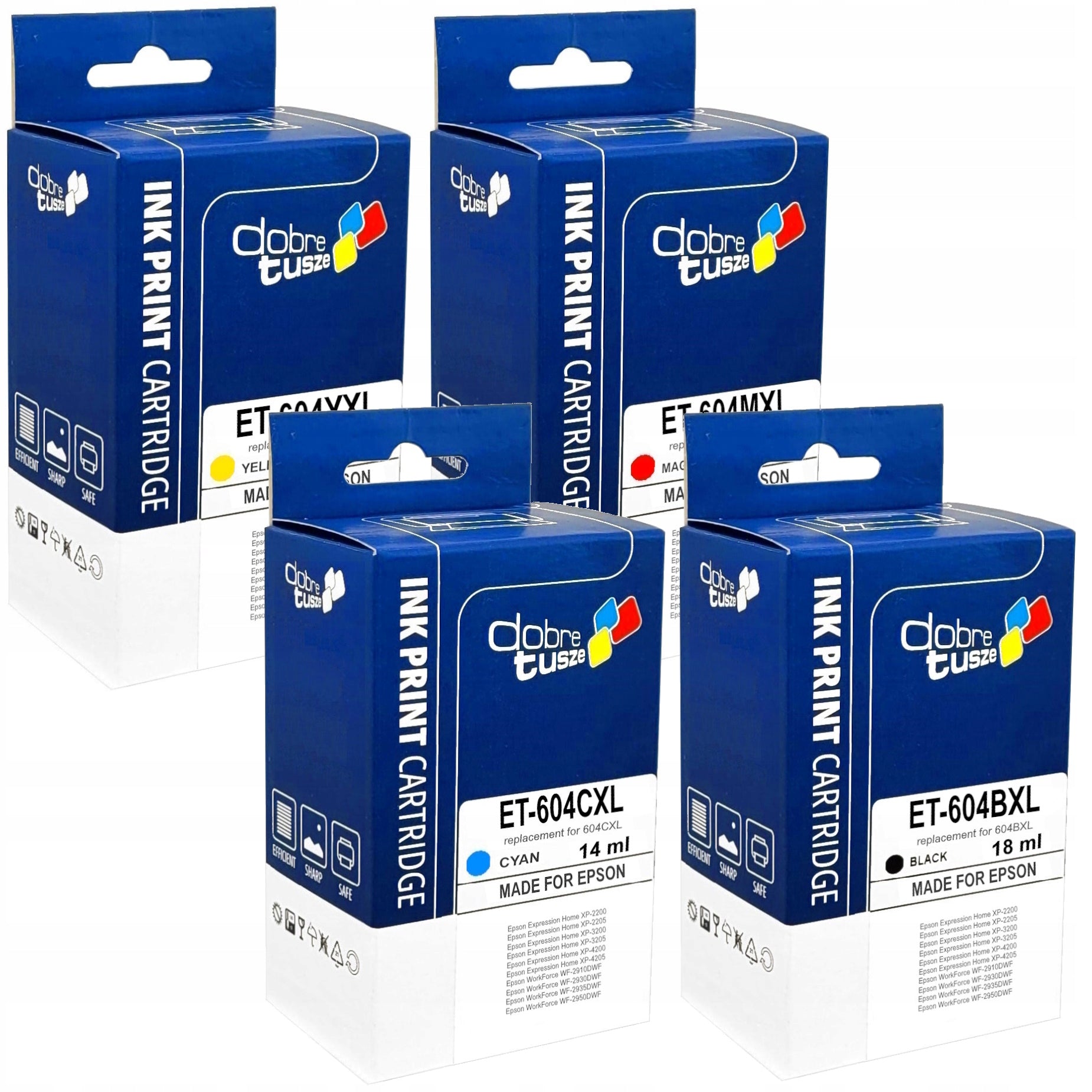 INKS FOR EPSON 604XL Home XP-2205 XP-3200 XP-3205 XP-4200 XP-4205 XP-2200