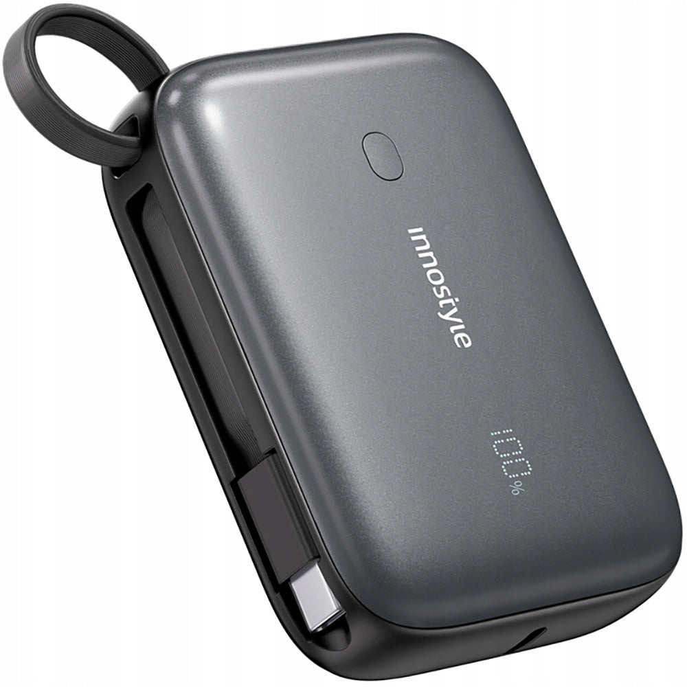 INNOSTYLE POWERGO MINI POWERBANK 10000MAH 3X USB USB-C 22.5W WITH USB-C CABLE