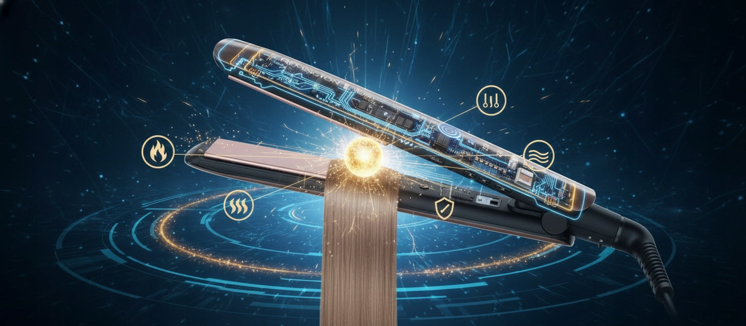 INNOVATIVE STRAIGHTENER REMINGTON FOR HAIR KERATIN PROTECTION CASE SOLID Manufacturer code prostownica do włosów dla kobiet niezawodna