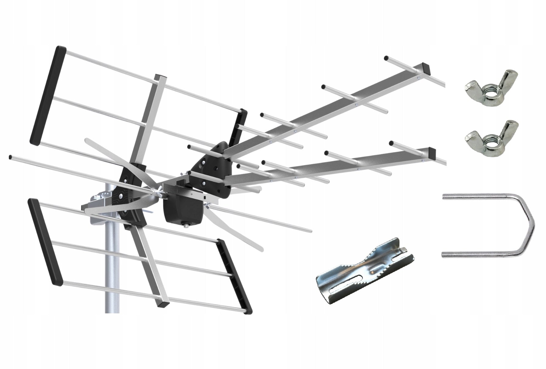 INPREL 602-V/UHF terrestrial TV antenna for DVB-T2 H.265 4K TV does not require a filter