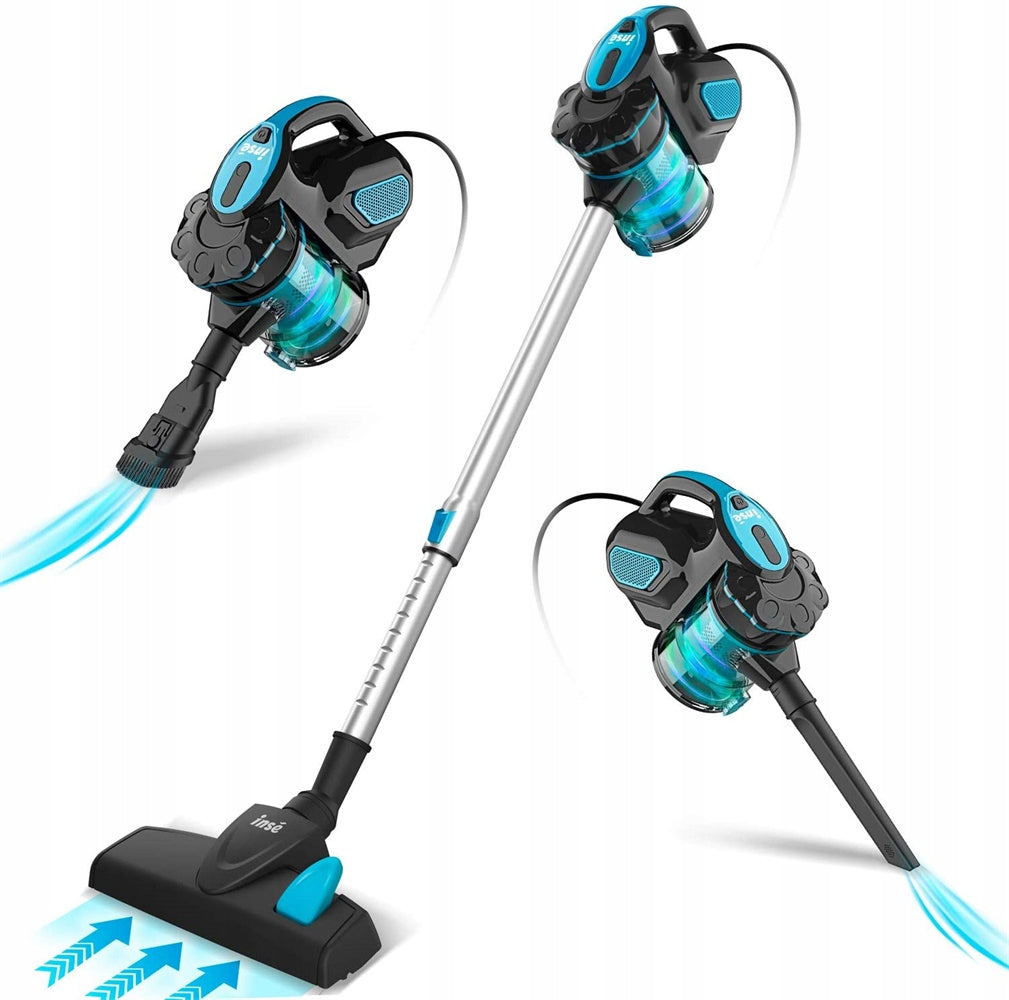 INSE i5 Vacuum Cleaner Vertical Handheld Wired Bagless 18kpa 600W BLUE Manufacturer code INSE I5 3 w 1