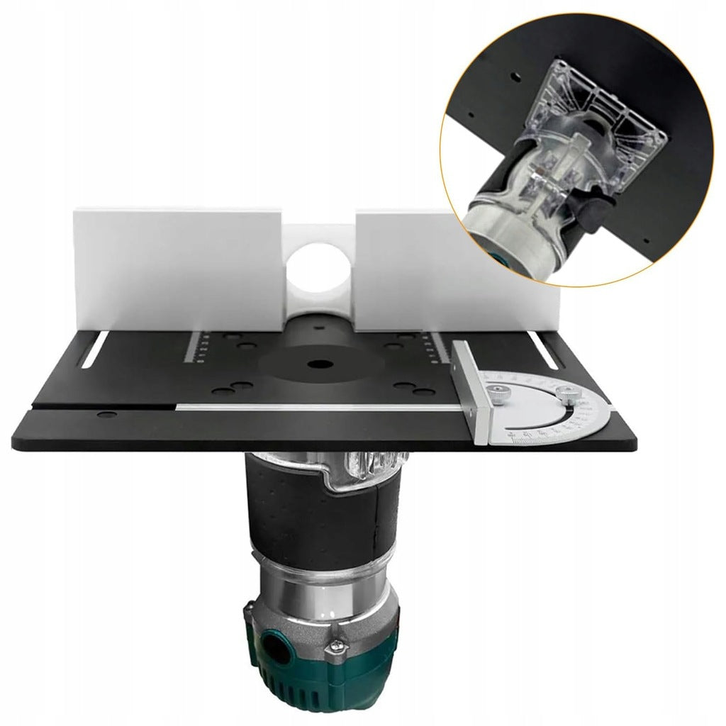 INSERT FOR MILLING TABLE ALUMINUM PLATE TOP TRIMMER INSERT PLATE Product weight with unit packaging 1.14 kg