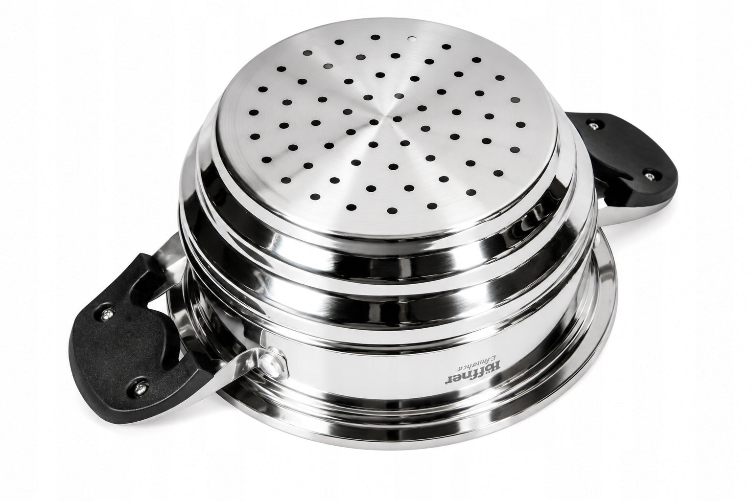 INSERT steel steaming pot STRAINER STEAMER 20 cm. Brand Hoffner