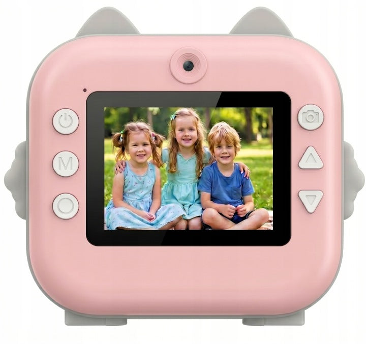 INSTANT CAMERA FOR CHILDREN MINI THERMAL PRINTER KITTY +10 ROLLS Manufacturer code Akc000482