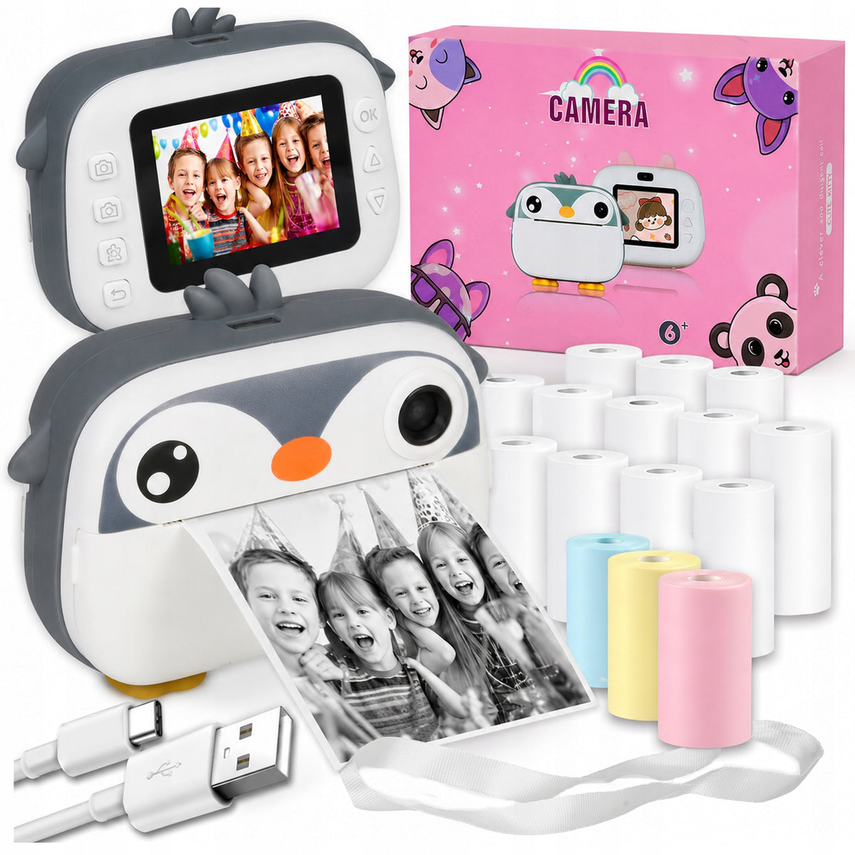 INSTANT CAMERA FOR CHILDREN MINI THERMAL PRINTER SET + 15 ROLLS Brand Stator