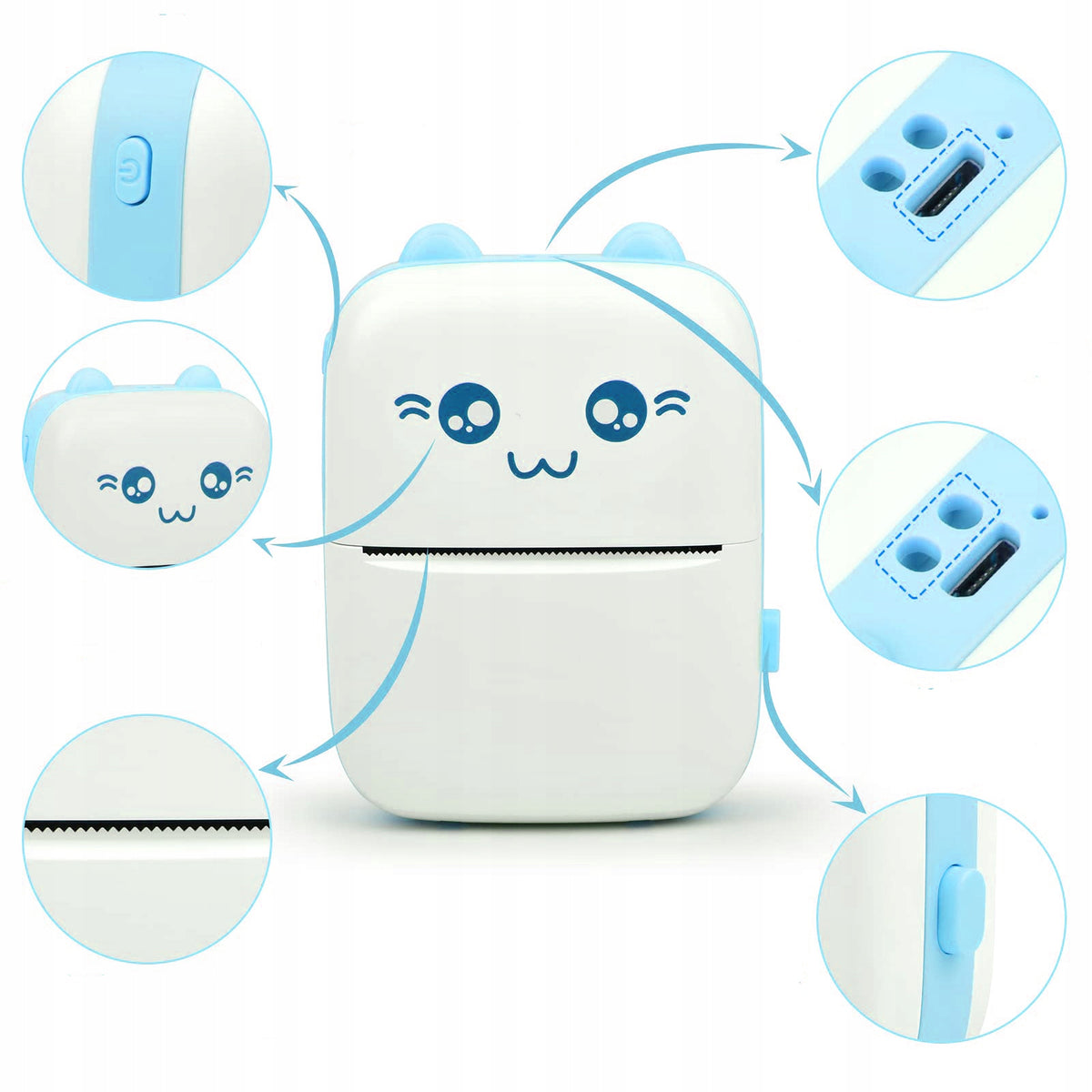 INSTANT CAMERA PHOTO PRINTER FOR CHILDREN - 6 ROLLS FREEBIE Packaging status original