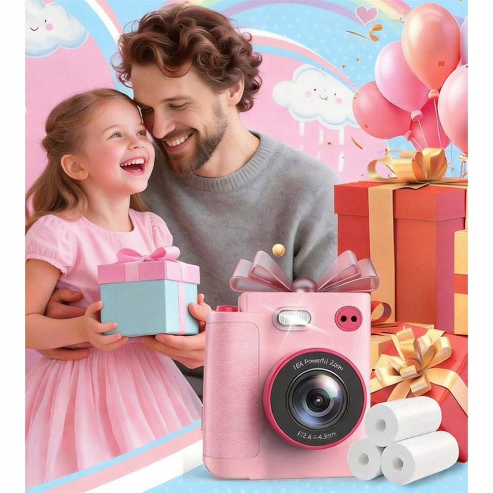 INSTANT POLAROID CAMERA FOR KIDS 32GB 1080P GIFT PRINTER Packaging status original