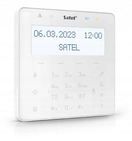 INT-KSG2R-W LCD keypad - touch keyboard for Integra Perfecta 64 M