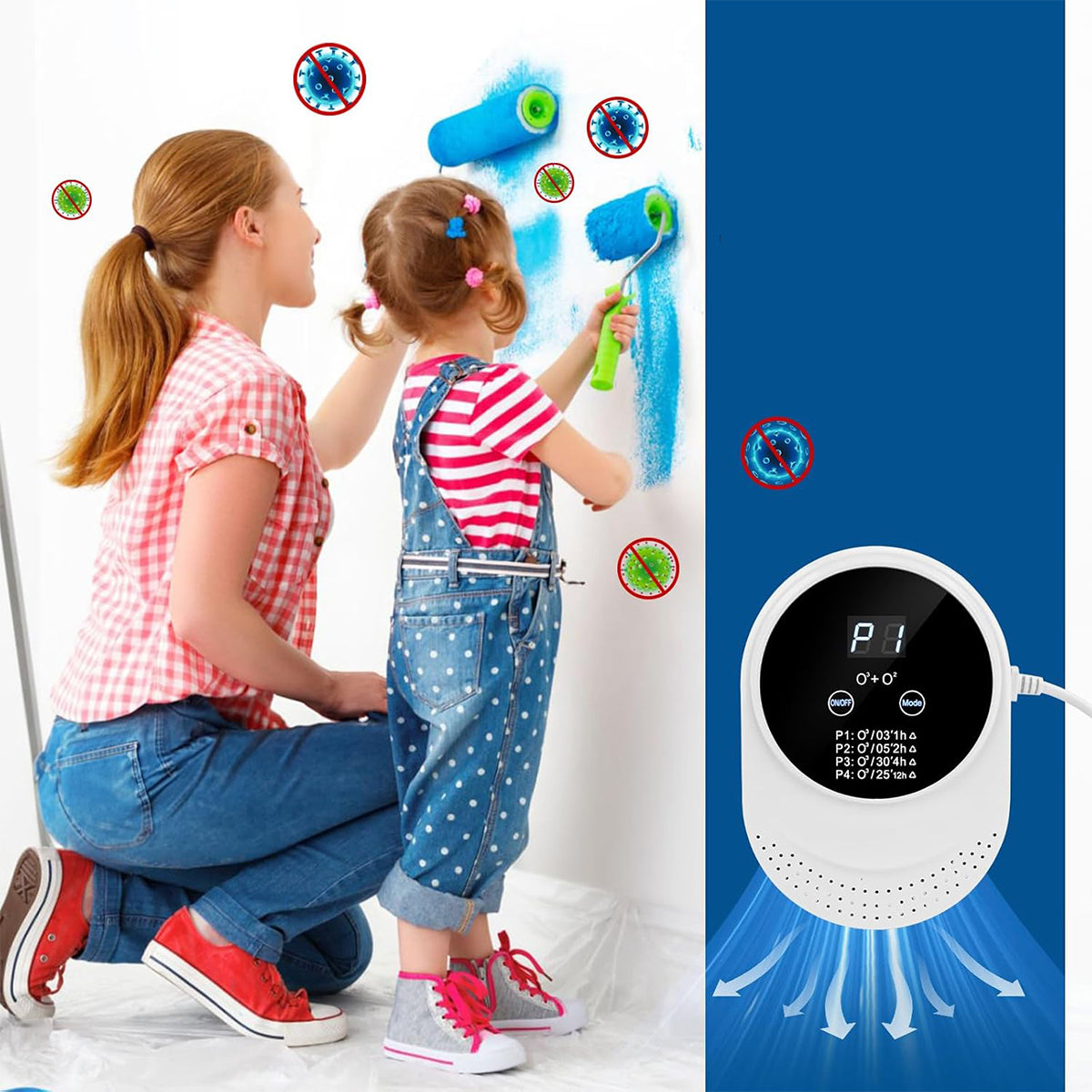 INTELLIGENT ODOR NEUTRALIZER ODOR ELIMINATOR ABSORBER Dominant color white