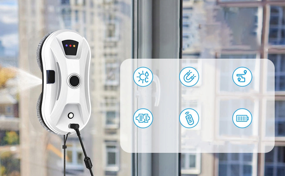 INTELLIGENT ROBOT AUTOMATIC WINDOW CLEANING WITH AI Brand no brand