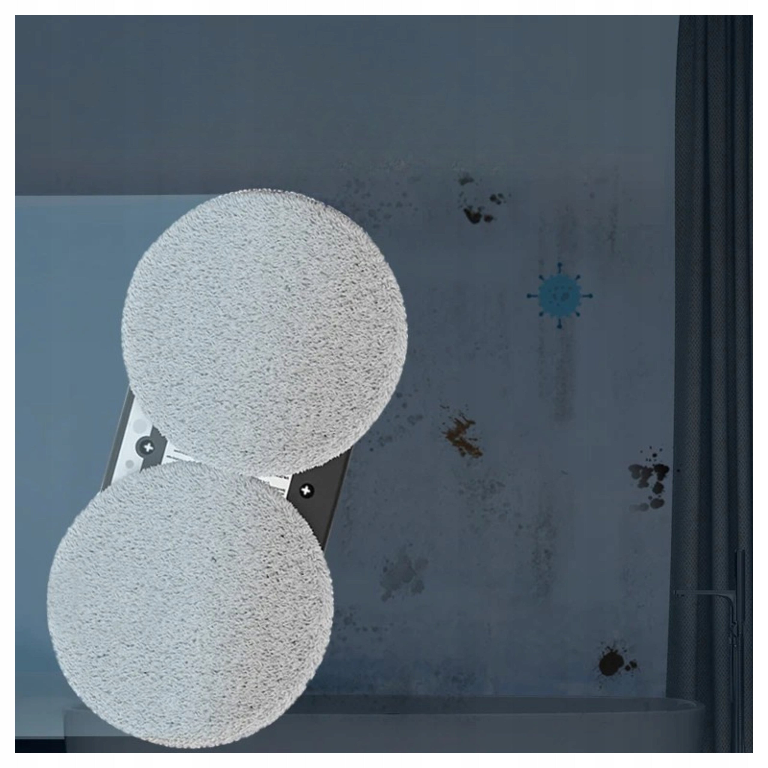 INTELLIGENT ROBOT FOR CLEANING MIRROR WINDOWS WASHER AUTOMATIC SET Wireless operating time 0 min