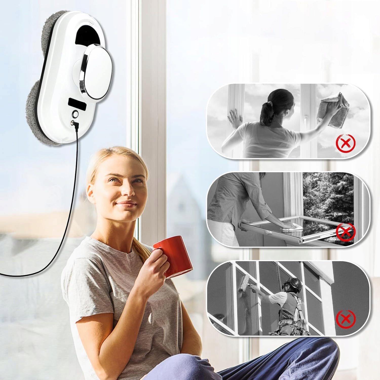 INTELLIGENT ROBOT FOR WINDOWS MIRRORS WINDOW WASHER SET Manufacturer code 9895095