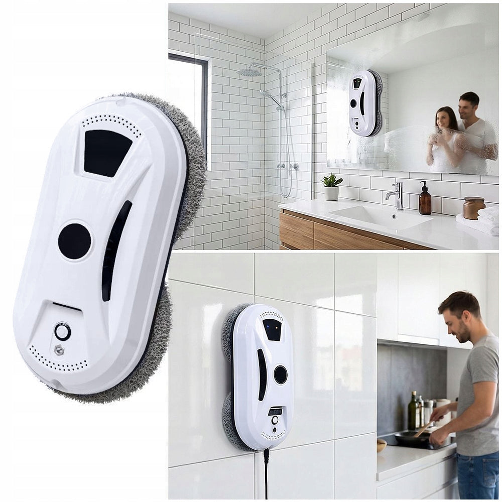 INTELLIGENT ROBOT WINDOW CLEANER MIRROR SET AUTOMATIC WASHER NEW Brand no brand