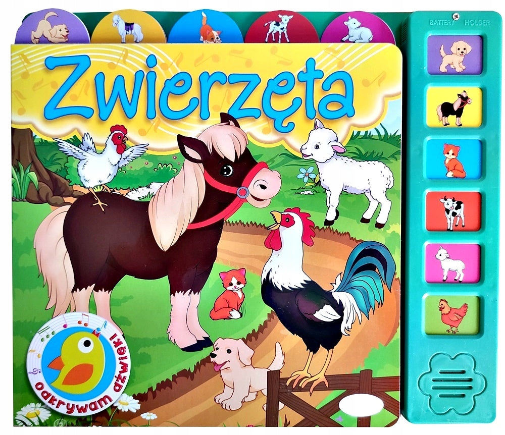 INTERACTIVE BOOK DISCOVERING THE SOUNDS OF ANIMALS Brand no brand