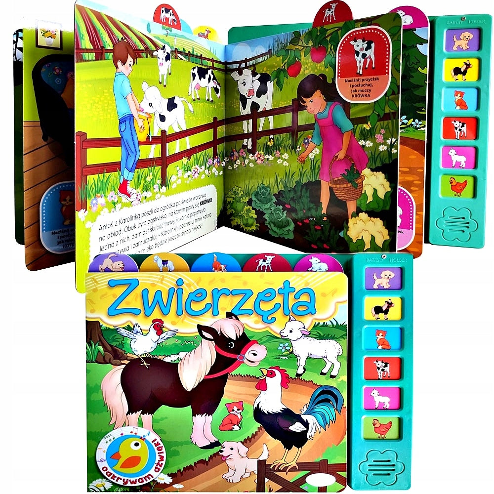 INTERACTIVE BOOK DISCOVERING THE SOUNDS OF ANIMALS