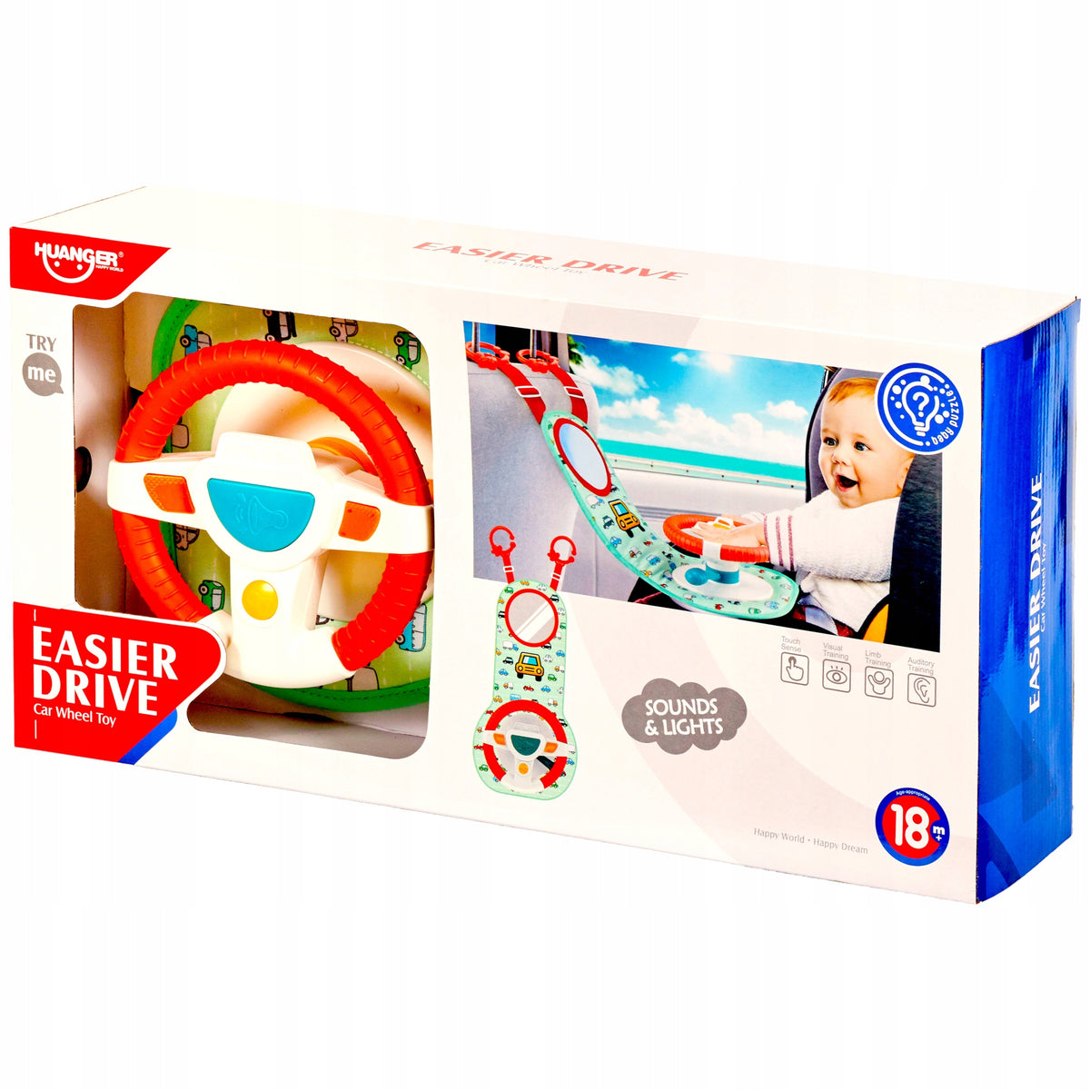 INTERACTIVE CHILD STEERING WHEEL FOR A CAR SITTING IN A CAR SEAT Manufacturer code ZABAWKOWA KIEROWNICA DO SAMOCHODU DLA DZIECKA