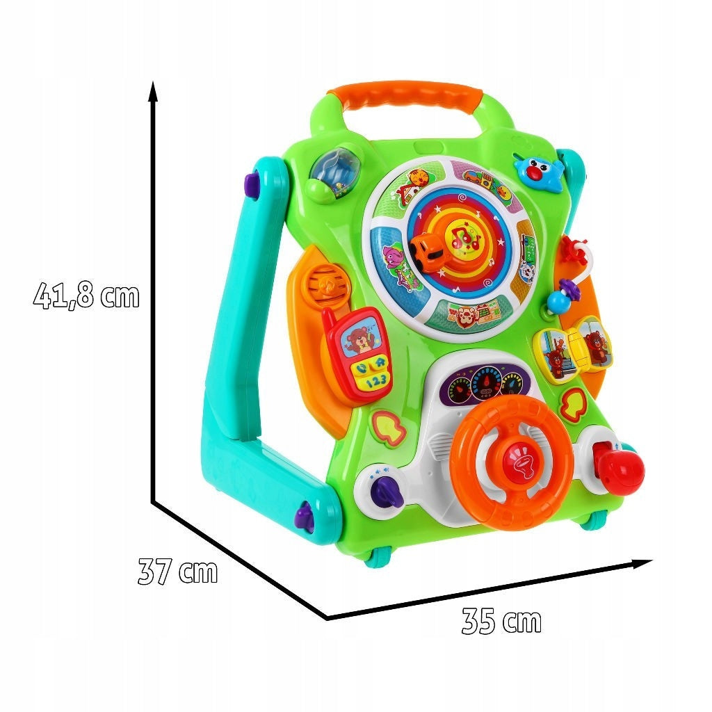 INTERACTIVE COLORFUL PUSHER + TABLE 2IN1 EFFECTS Brand LEAN Toys