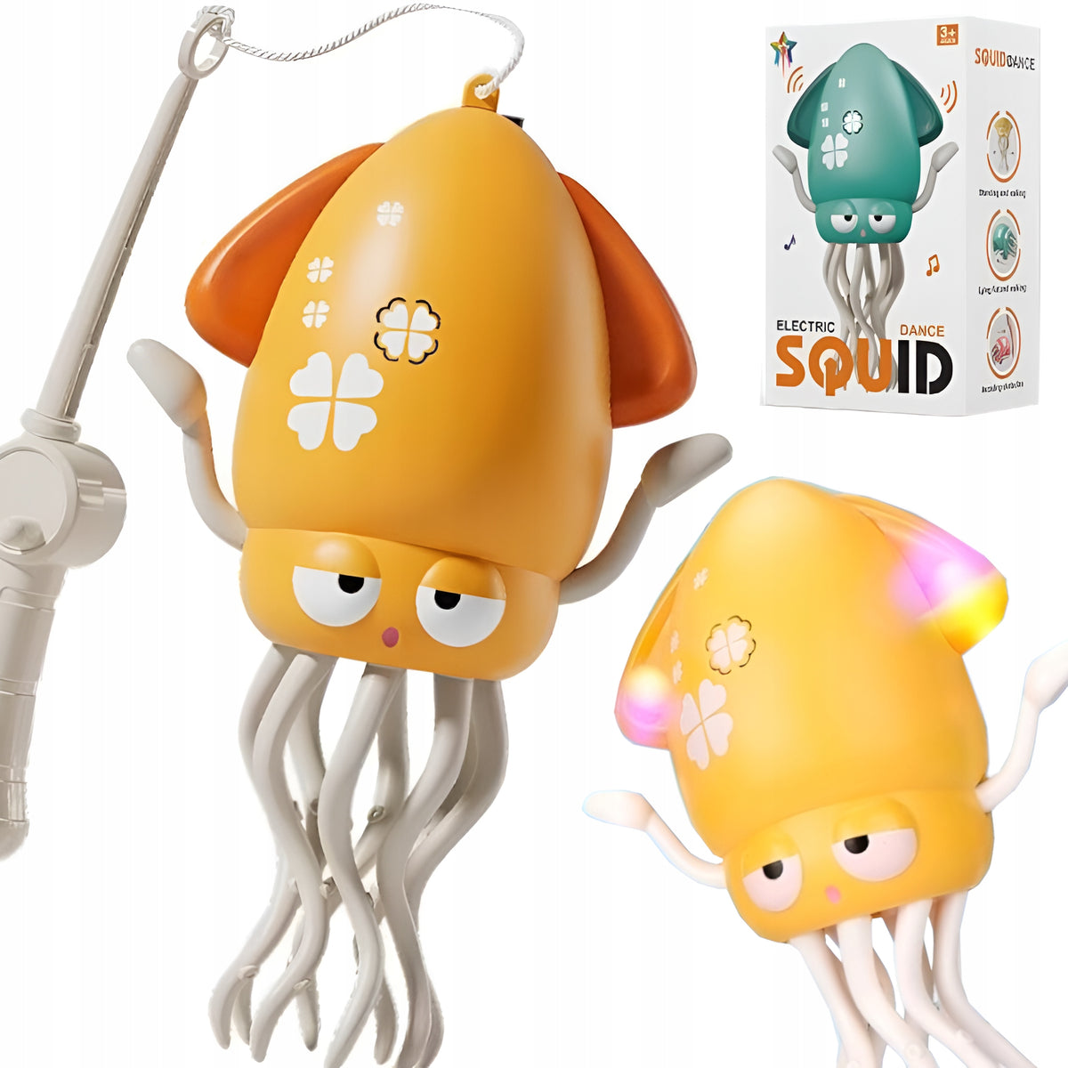 INTERACTIVE DANCING MAGIC TOY DANCING OCTOPUS LED Manufacturer code INTERAKTYWNA TAŃCZĄCA ZABAWKA