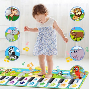 INTERACTIVE DANCING MUSIC MAT PIANO GIFT FOR CHILDREN 120X39CM Brand no brand