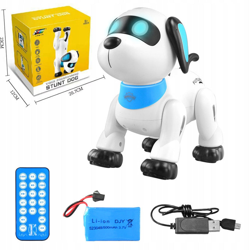INTERACTIVE DOG WALKS ROBOT DANCES COMMANDS PROGRAMMING SMART GIFT