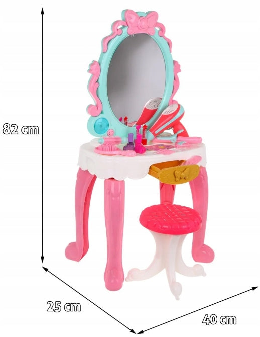 INTERACTIVE DRESSING TABLE FOR GIRLS PRINCESS STOOL DRYER ZDZ7938 Manufacturer code ZDZ.7938