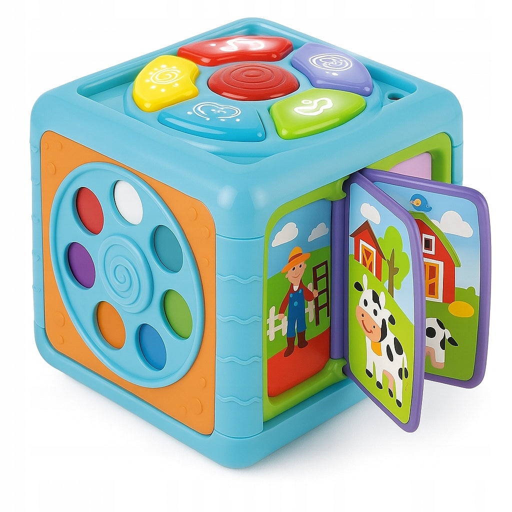 INTERACTIVE EDUCATIONAL CUBE Winfun Sound Light PL for 6 Months