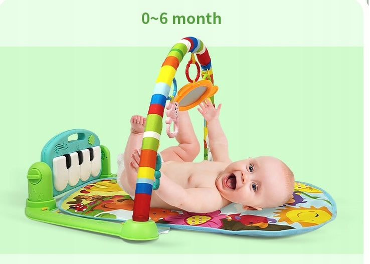 INTERACTIVE EDUCATIONAL MAT FOR BABIES SENSORY PENDANTS Square Toys Brand Doris