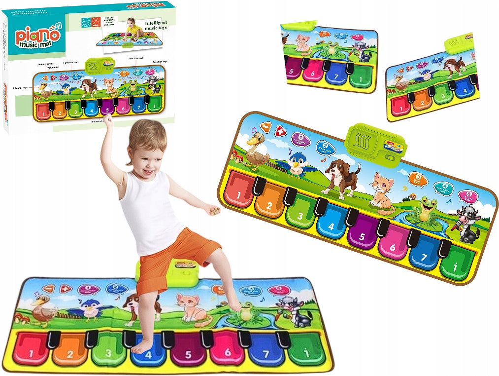 INTERACTIVE EDUCATIONAL MAT GAME ANIMAL SOUNDS SENSORY KEYS EAN (GTIN) 5906063031676