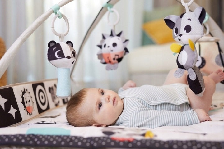 INTERACTIVE EDUCATIONAL MAT WITH HEADBANDS MAGICAL LAND BLACK & WHITE Manufacturer code MAGICZNA KRAINA