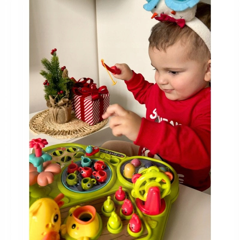 INTERACTIVE EDUCATIONAL MULTI-TABLE 8IN1 MONTESSORI GIFT FOR ONE YEAR Packaging status original