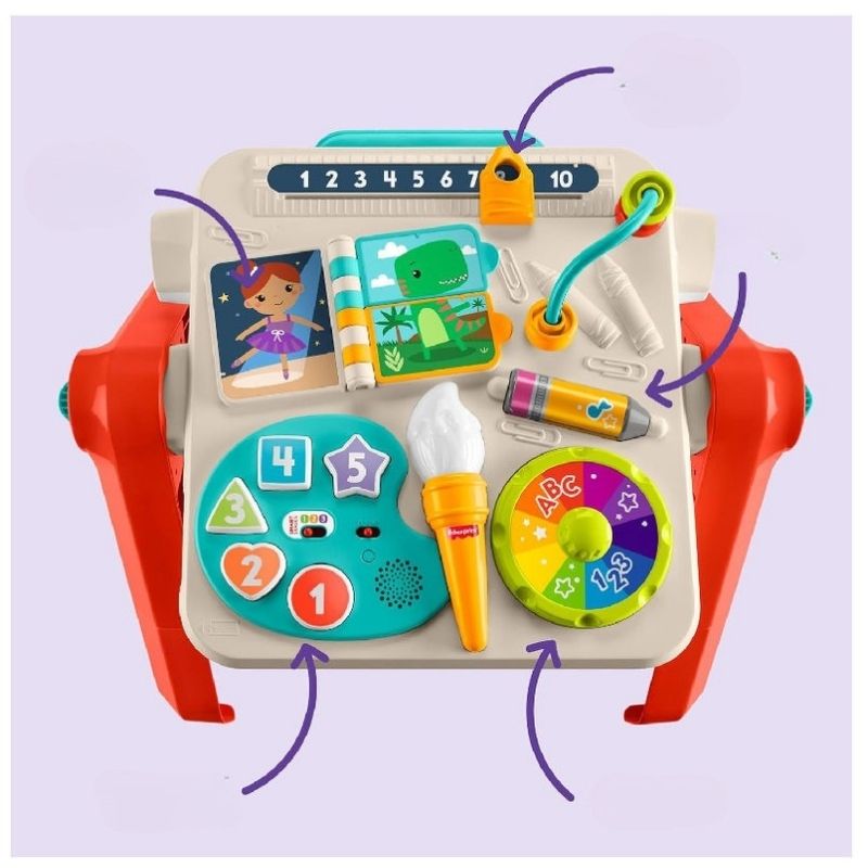 INTERACTIVE EDUCATIONAL TABLE FOR CHILDREN MULTIFUNCTIONAL TABLE 4IN1 6M+ Packaging status original