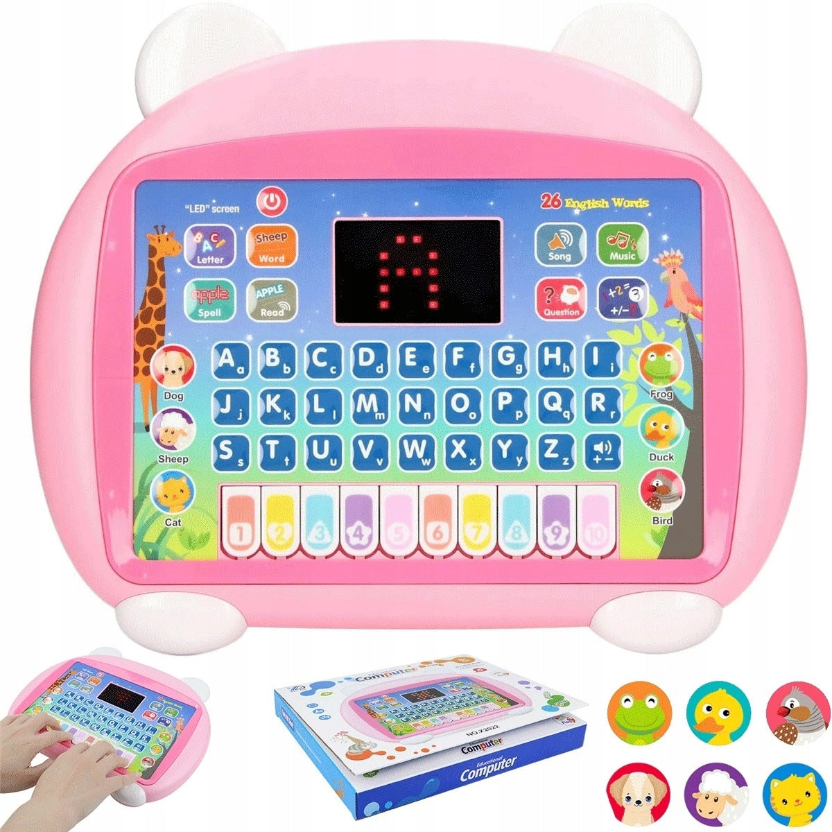 INTERACTIVE EDUCATIONAL TABLET 8 MODES CHRISTMAS GIFT Packaging status original