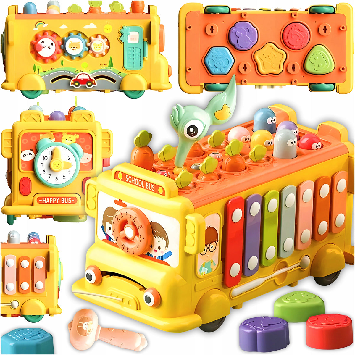 INTERACTIVE EDUCATIONAL TOY FOR KIDS CREATIVE EXPLORATORY VEHICLE 18m +