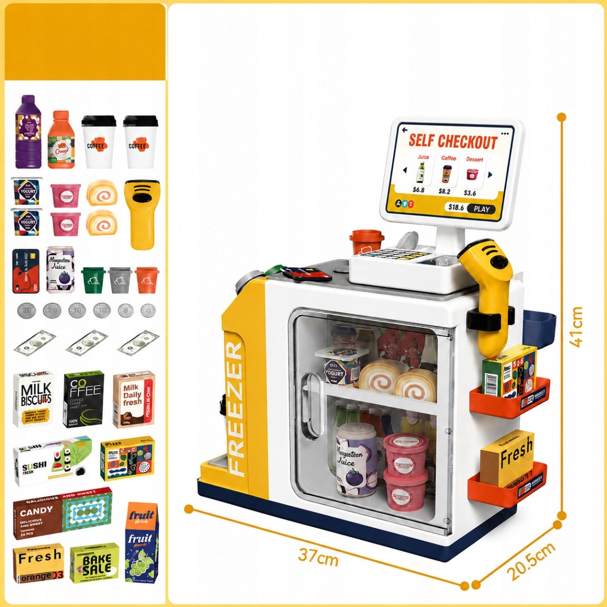 INTERACTIVE EDUCATIONAL TOY FOR ROLE PLAY WITH 46 ELEMENTS FROM 3 YEARS Brand no brand