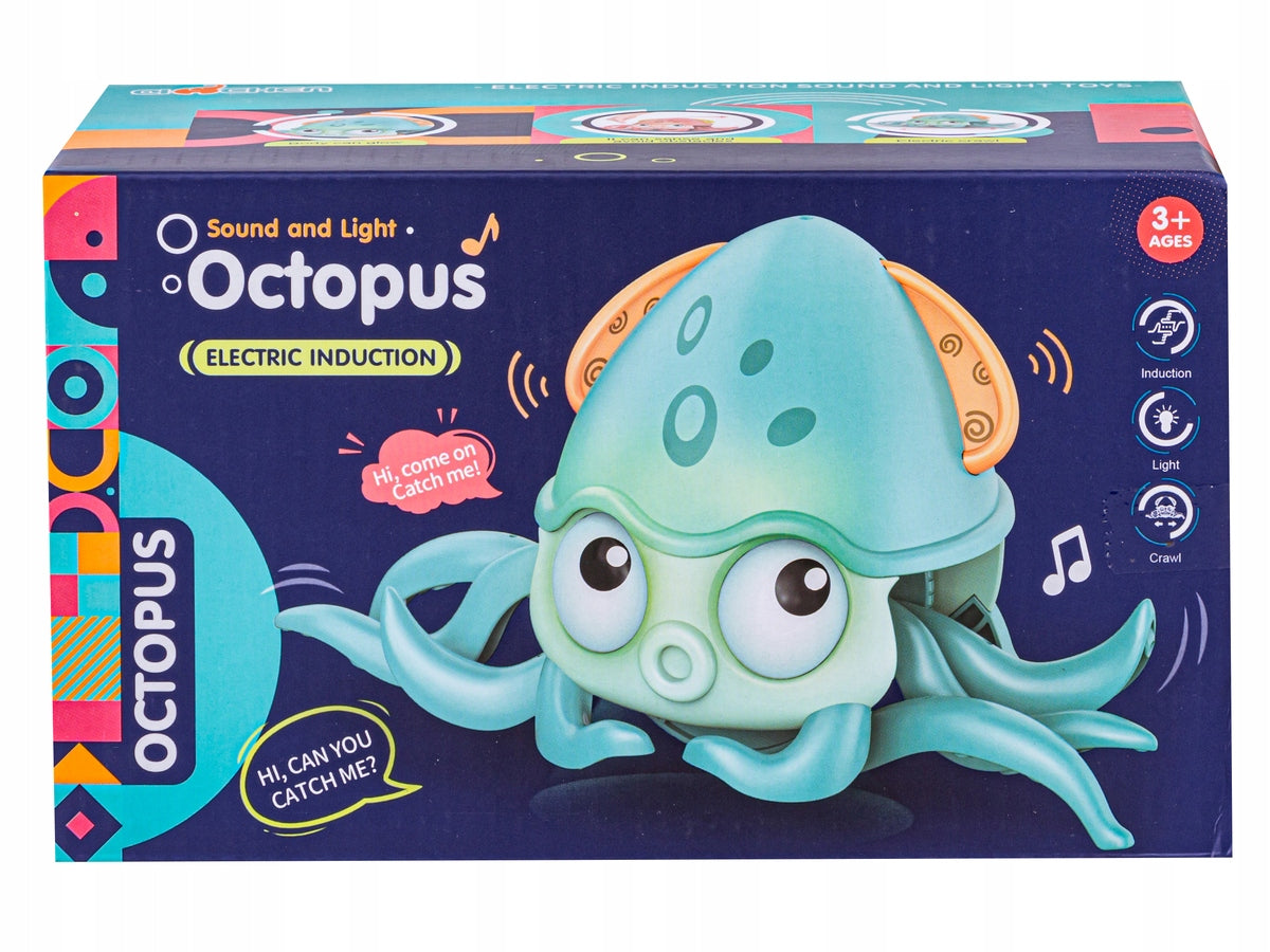 INTERACTIVE ESCAPING TOY FOR CHILDREN DANCING OCTOPUS Manufacturer code QC-2Y blue