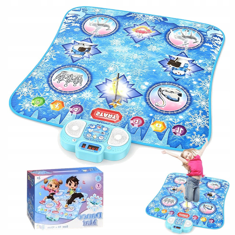 INTERACTIVE ICE MAGIC THEMED DANCE MAT TOY 9DIFFERENT MODES