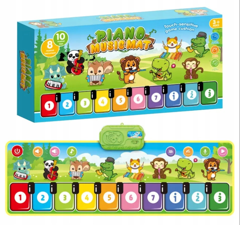 INTERACTIVE MAT PLAYING PIANO 110CM EDUCATIONAL MOVEMENT MUSIC FUN Packaging status original