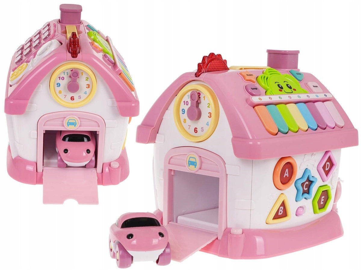 INTERACTIVE MULTIFUNCTIONAL HOUSE WITH CAR PIANO ALPHABET Brand Ramiz