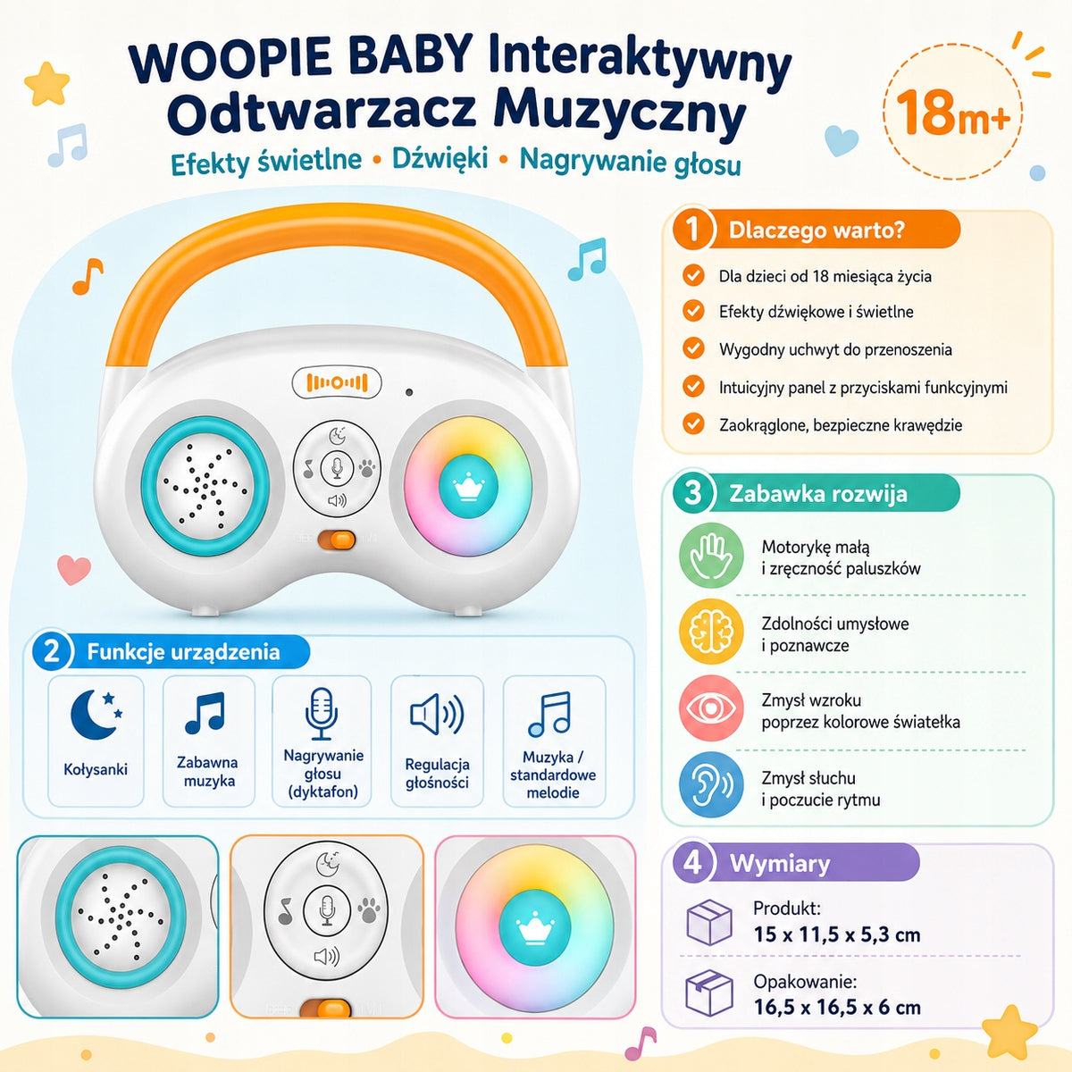 INTERACTIVE MUSIC PLAYER Brand Woopie