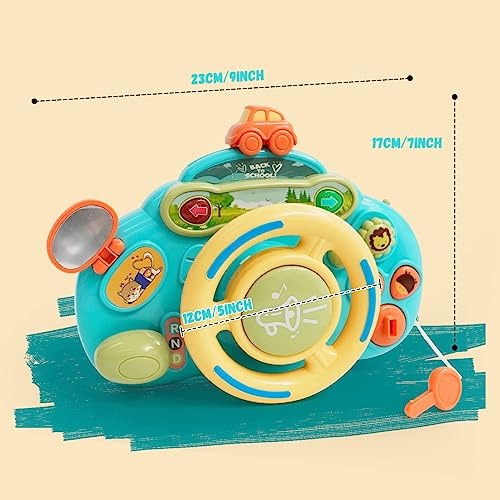 INTERACTIVE MUSIC STEERING WHEEL FOR CHILDREN FOR STROLLER COT GIFT Kind toy bars