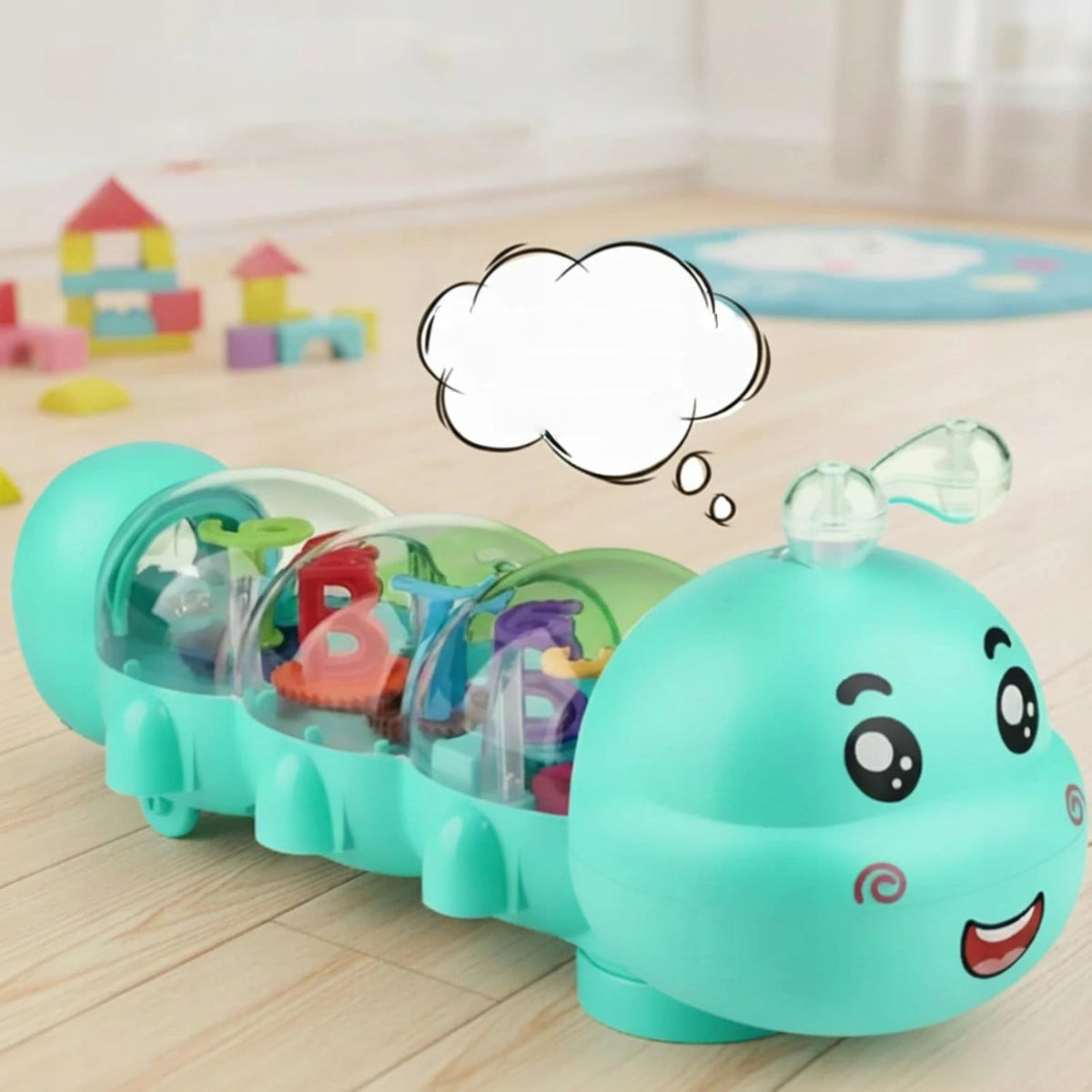 INTERACTIVE MUSICAL CRAWLER FOR LEARNING TO CRAWL FOR KIDS, Blue Kind other