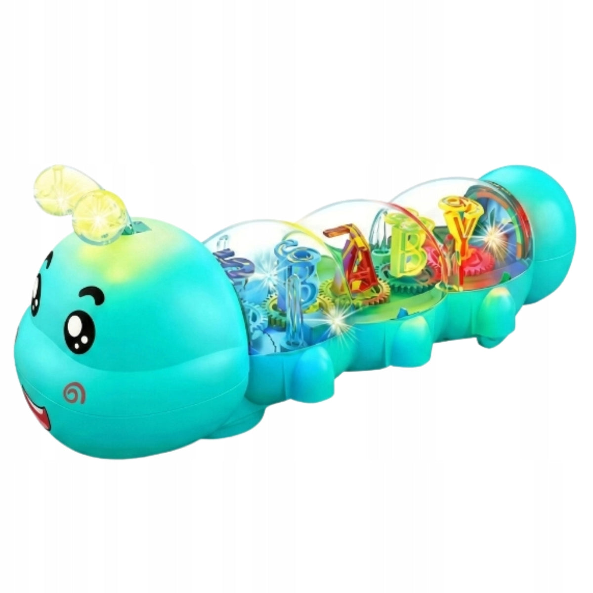 INTERACTIVE MUSICAL CRAWLER FOR LEARNING TO CRAWL FOR KIDS, Blue