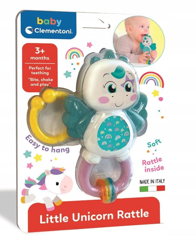INTERACTIVE RATTLE UNICORN CLEM 17839