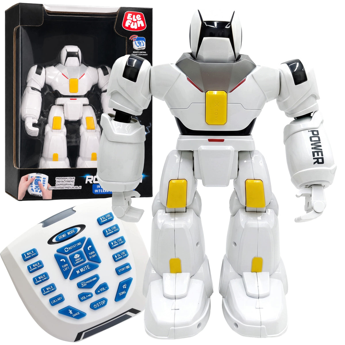 INTERACTIVE REMOTE CONTROL ROBOT - DANCES, SINGS, WALKS, LIGHTS, SOUND